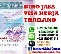 Visa Kerja Thailand